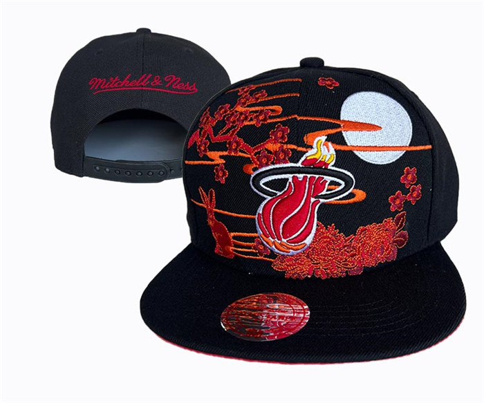 Miami Heat Stitched Snapback Hats 035